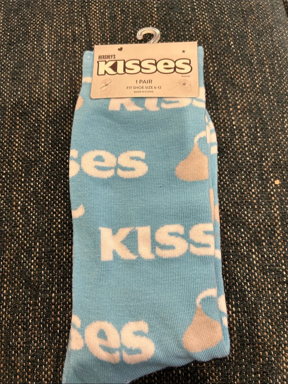 Light Blue Men's Crew Socks